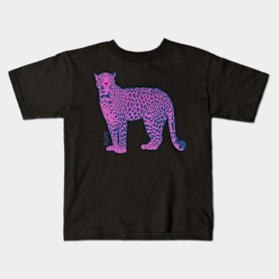 Leopard - Hot Pink Kids T-Shirt